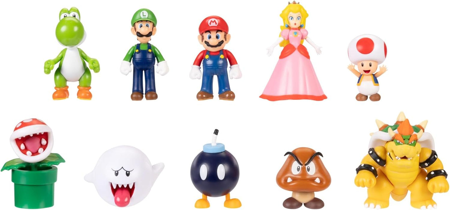 Figura Super Mario Nintendo Amigos y Villanos