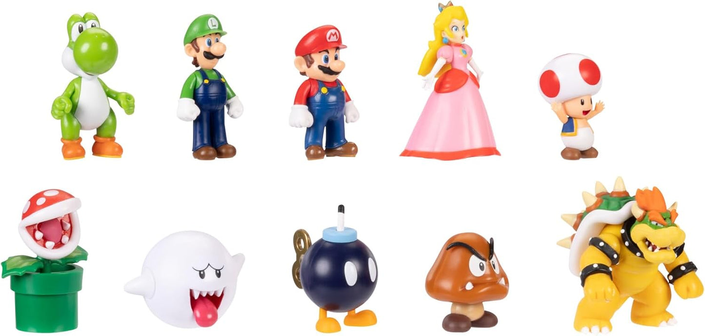 Figura Super Mario Nintendo Amigos y Villanos