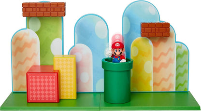 Set Super Mario Playset Acorn Plains Nintendo