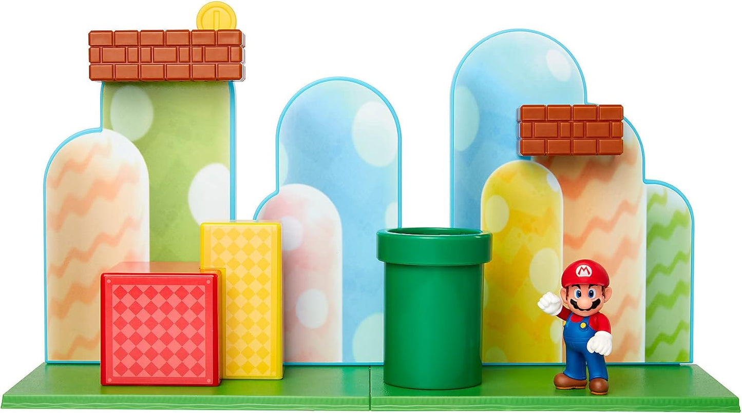 Set Super Mario Playset Acorn Plains Nintendo