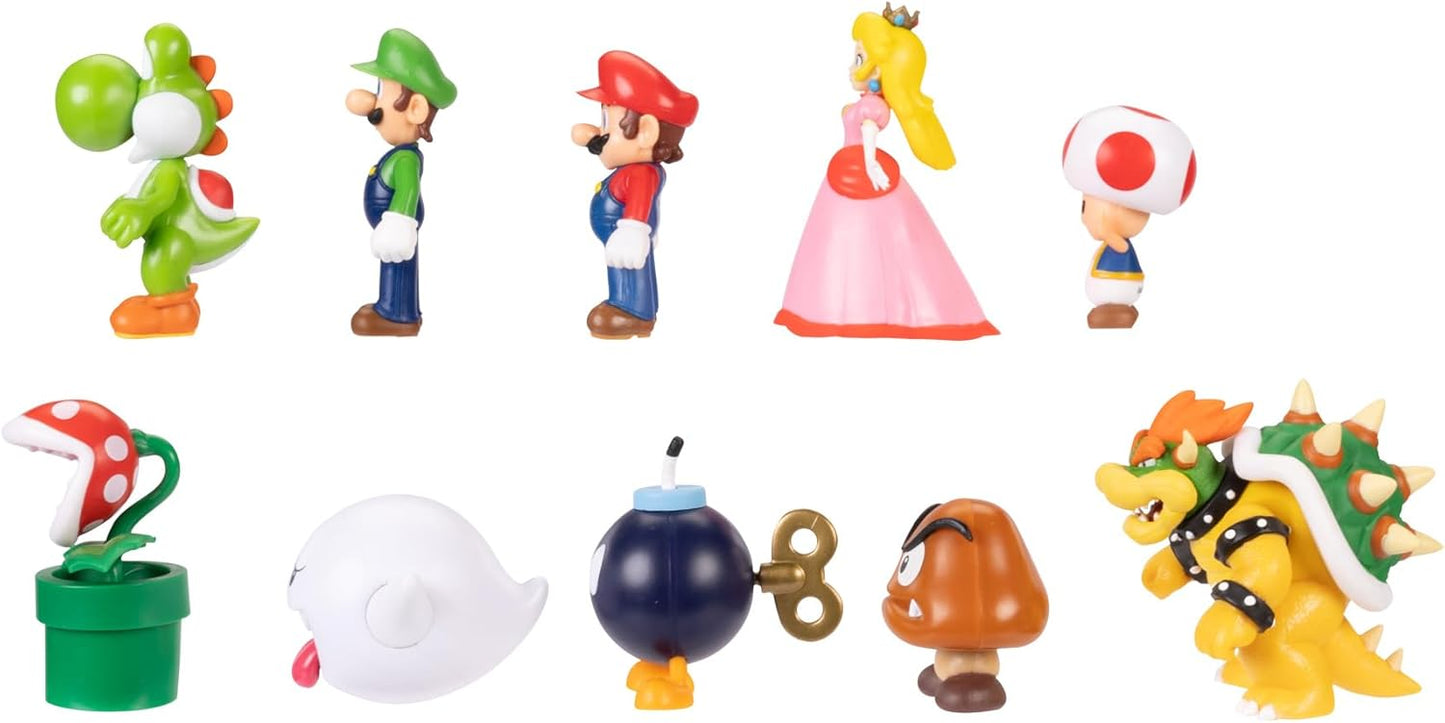 Figura Super Mario Nintendo Amigos y Villanos