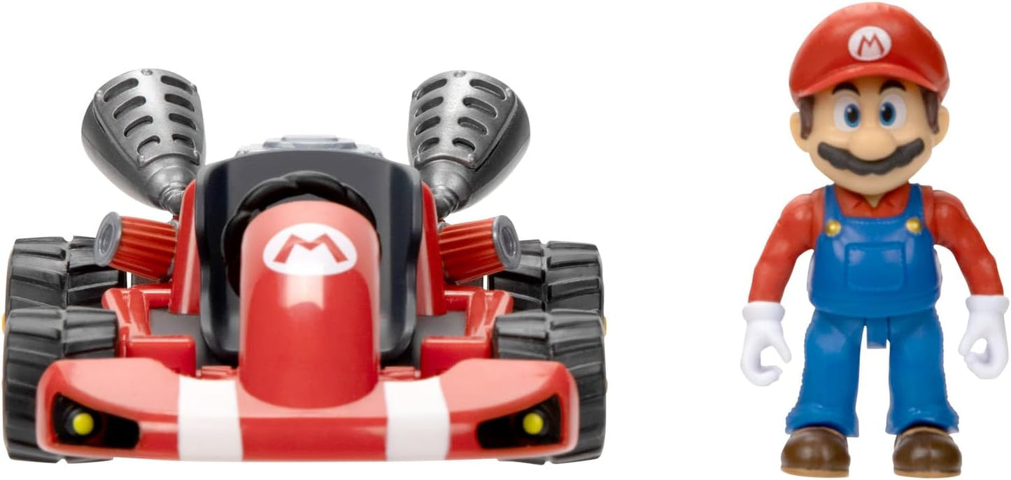 Super Mario Vehiculo Kart Racer con Figura Desmontable