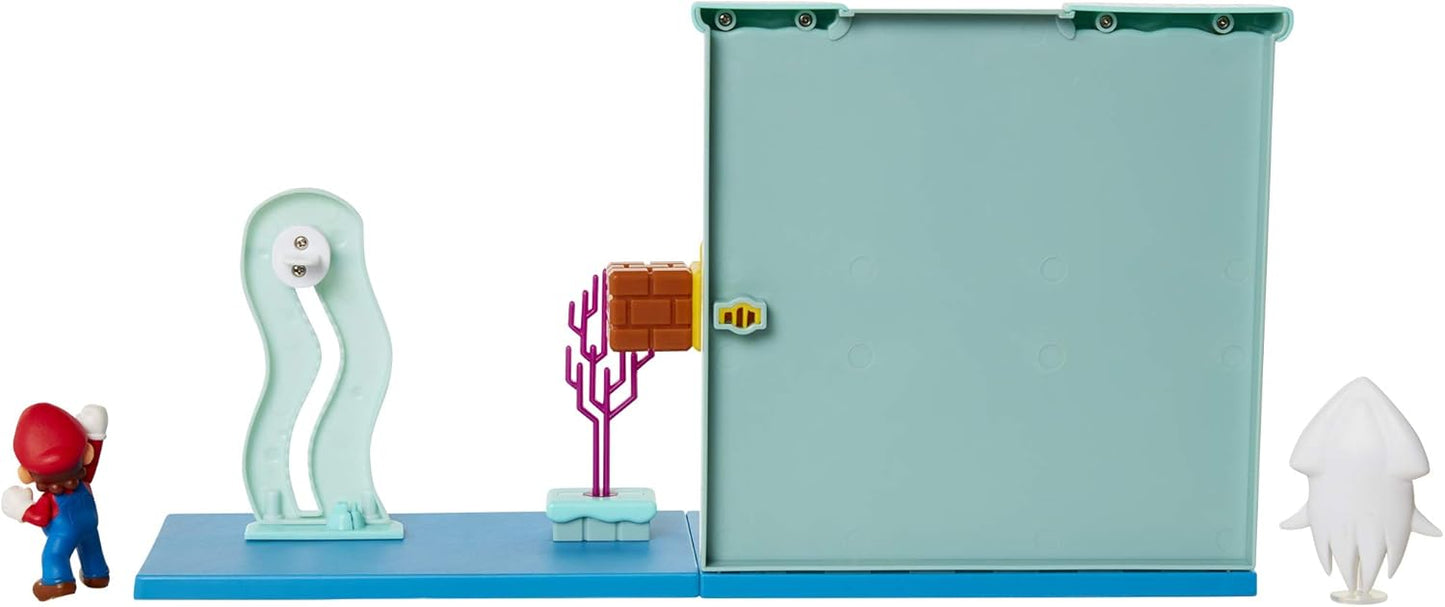 Set Super Mario Juego Submarino Escenario con Figura