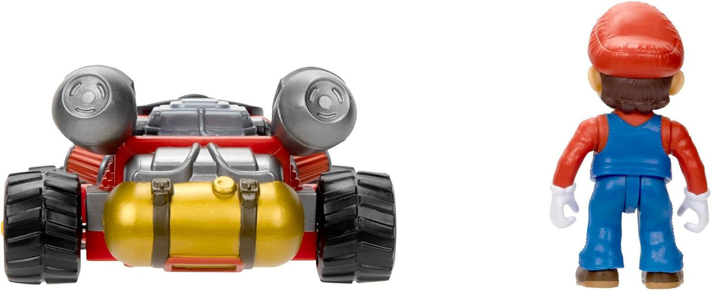 Super Mario Vehiculo Kart Racer con Figura Desmontable