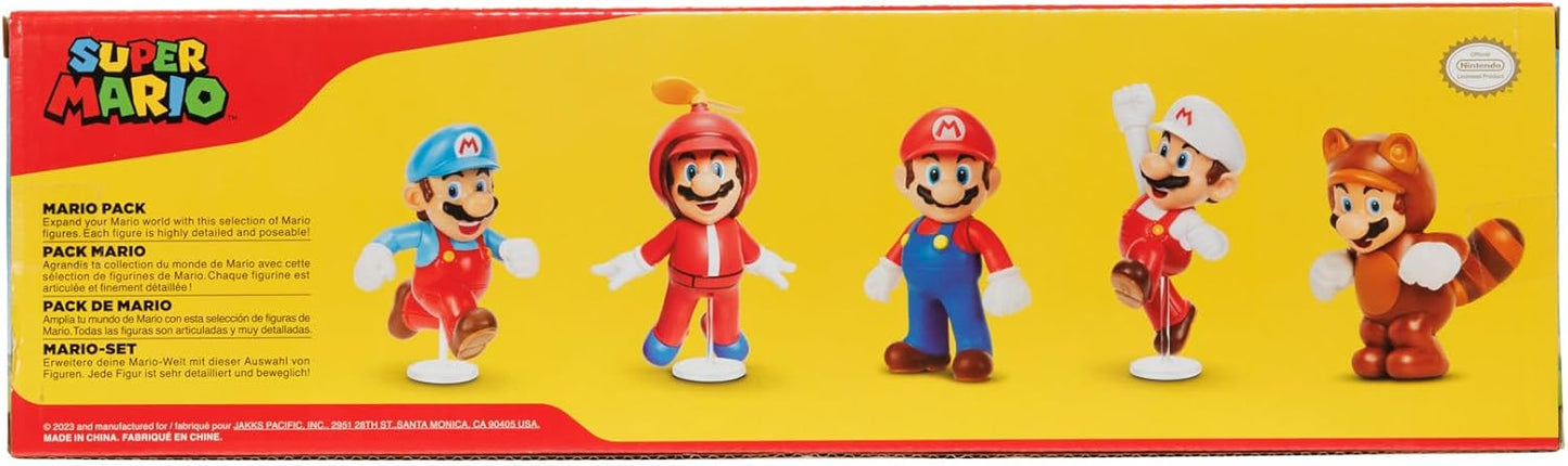 Figuras Nintendo Super Mario Bros 5 Transformaciones