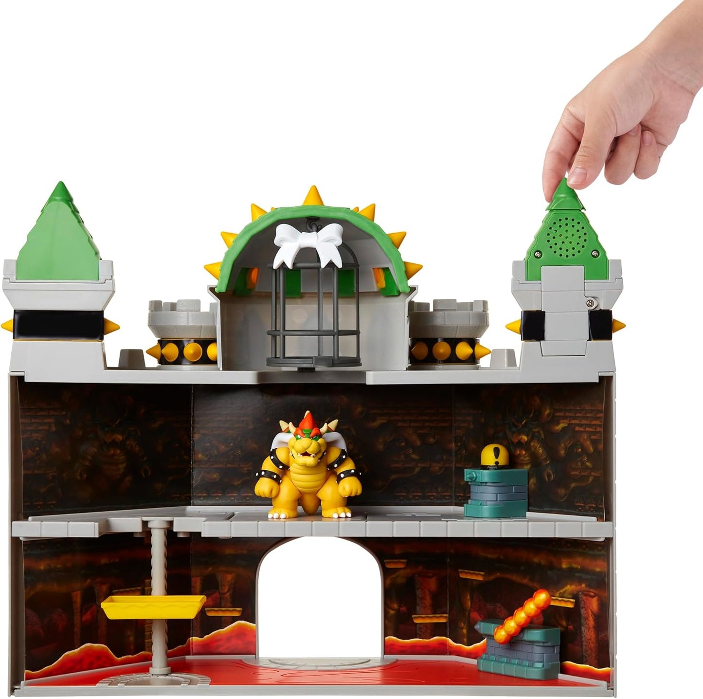 Juguete Escena Batalla Castillo De Bowser Super Mario