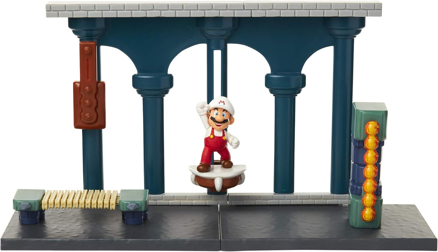 Playset Super Mario Castillo De Lava Juego Nintendo