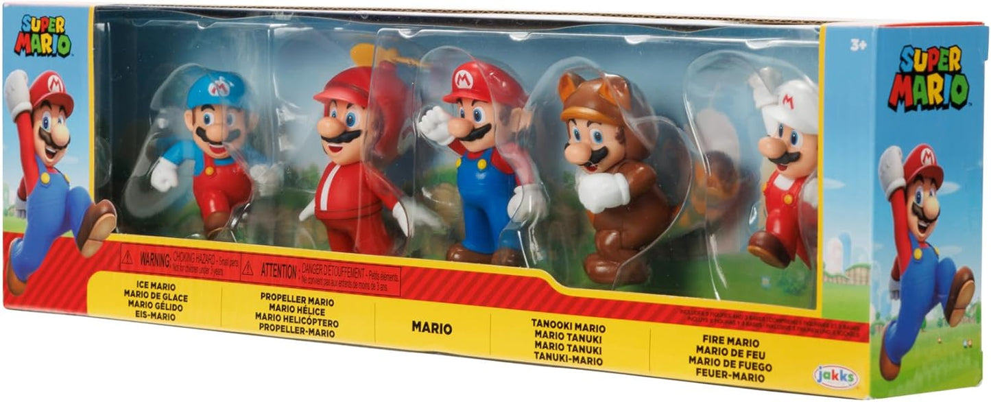 Figuras Nintendo Super Mario Bros 5 Transformaciones