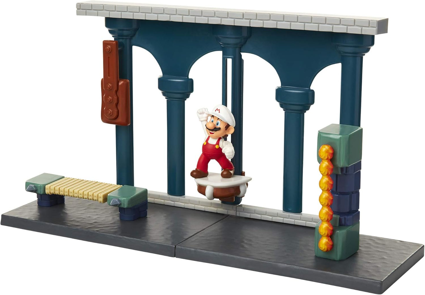 Playset Super Mario Castillo De Lava Juego Nintendo