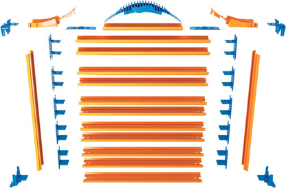 Hot Wheels Car Case Para 44 Carros Rack & Track