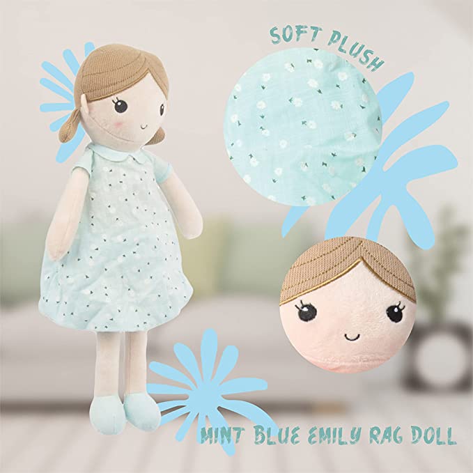 Muñeca de Trapo Suave Celeste 30cm