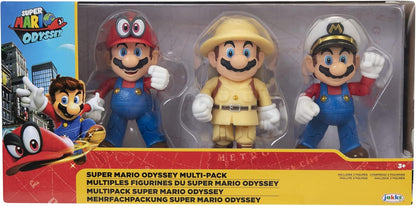 Set 3 Figuras Super Mario Odyssey Jakks Pacific