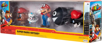 Pack 5 Figuras Super Mario Odyssey 6cm