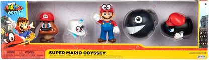 Pack 5 Figuras Super Mario Odyssey 6cm