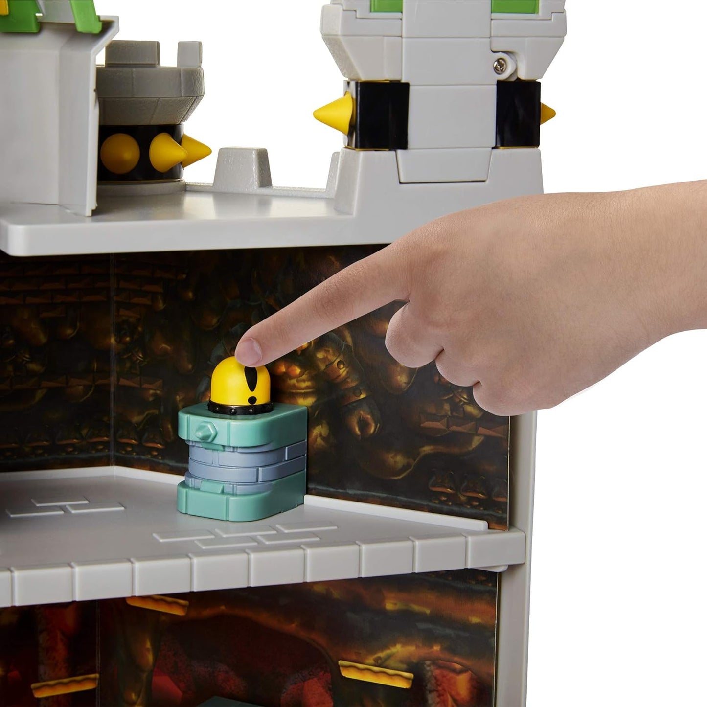 Juguete Escena Batalla Castillo De Bowser Super Mario