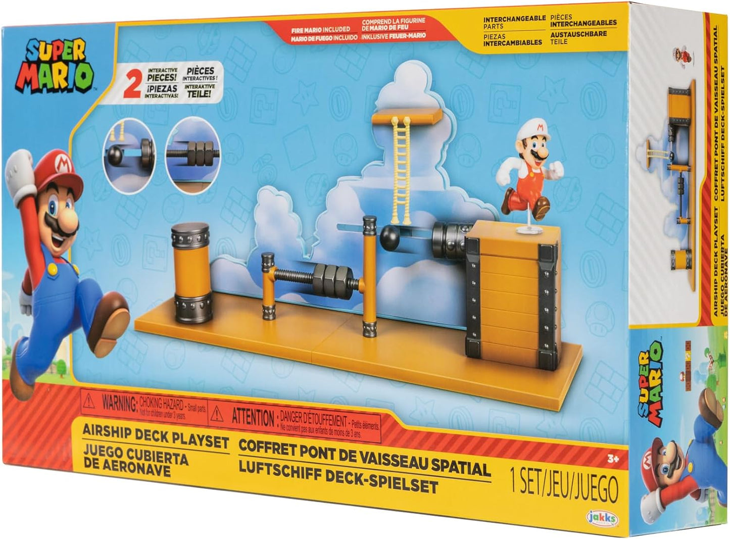 Set Super Mario Nintendo Cubierta De Aeronave Playset