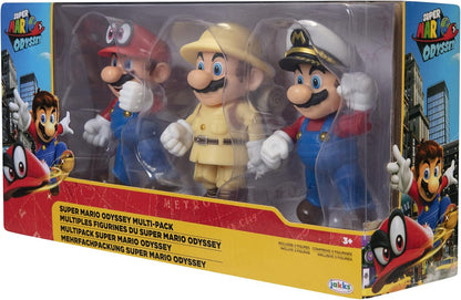 Set 3 Figuras Super Mario Odyssey Jakks Pacific
