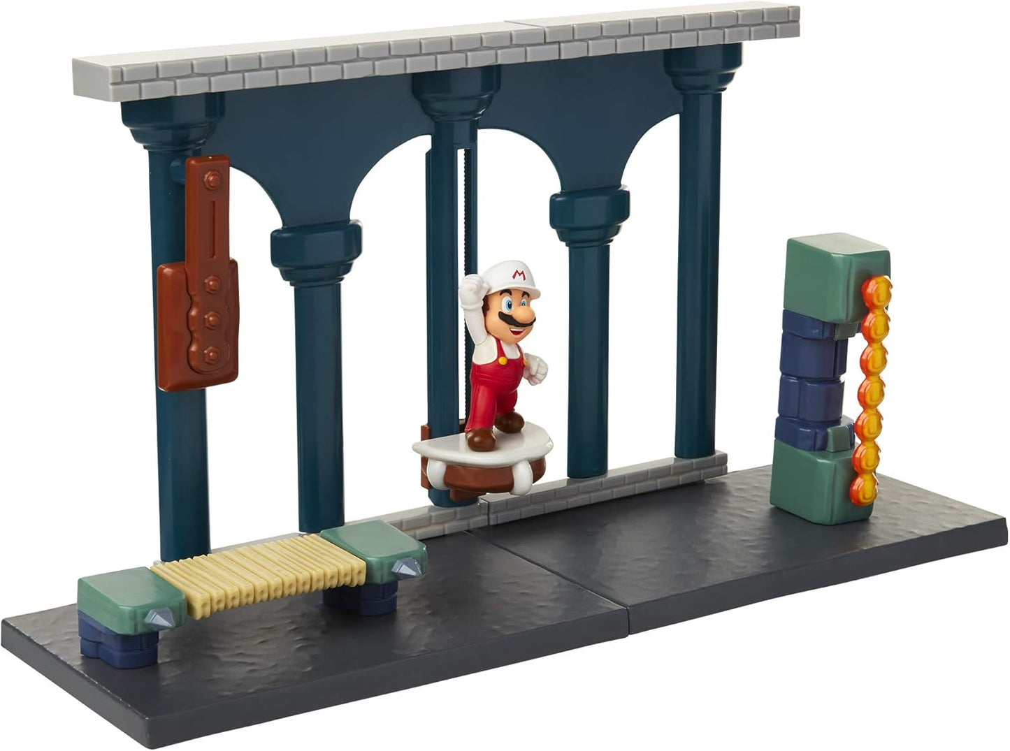 Playset Super Mario Castillo De Lava Juego Nintendo