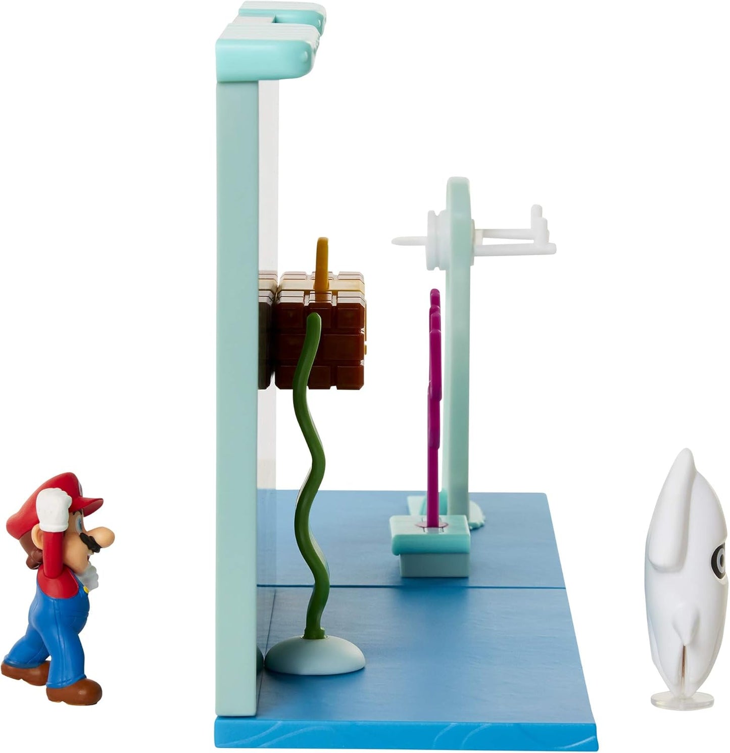 Set Super Mario Juego Submarino Escenario con Figura