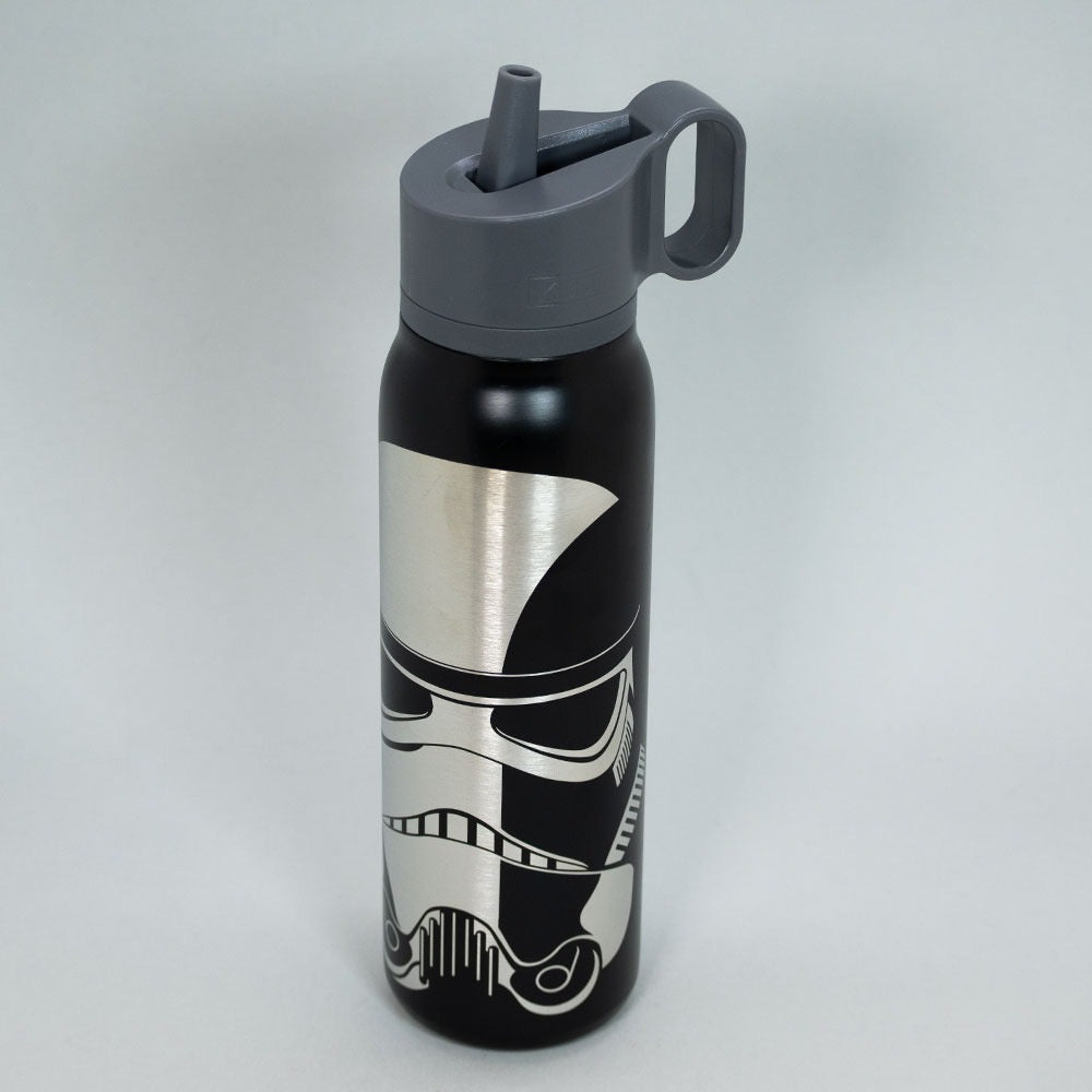 Botella Metalica Gancho Black Star Wars Dart Vader
