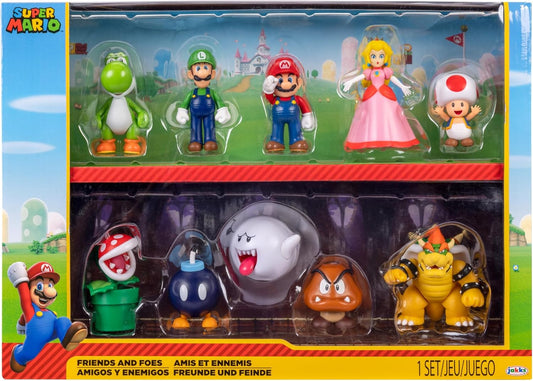 Figura Super Mario Nintendo Amigos y Villanos