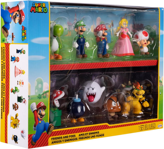 Figura Super Mario Nintendo Amigos y Villanos