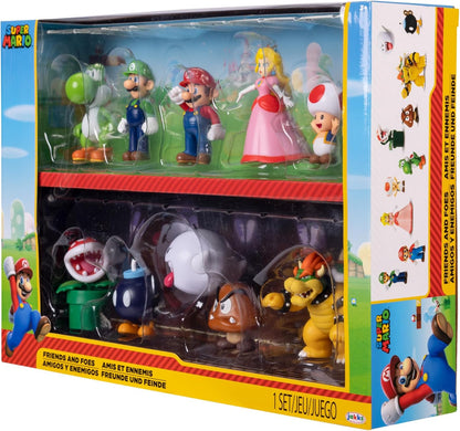 Figura Super Mario Nintendo Amigos y Villanos
