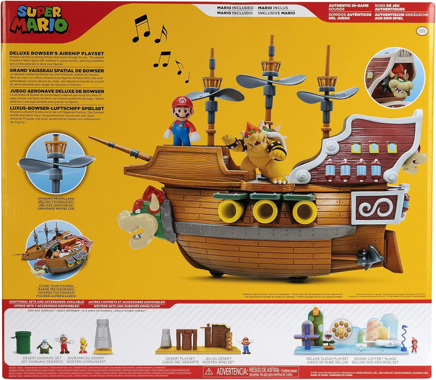 Juego Super Mario Barco Bowser Deluxe
