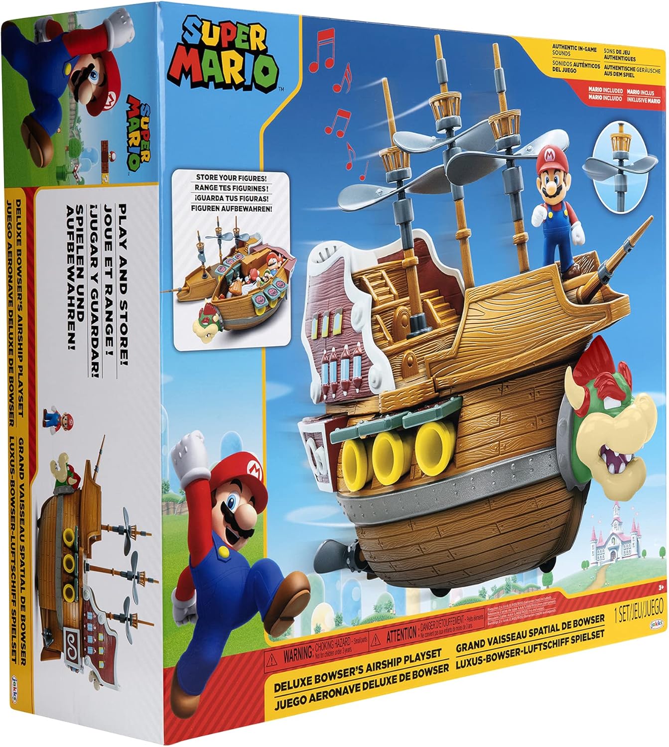 Juego Super Mario Barco Bowser Deluxe