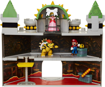 Juguete Escena Batalla Castillo De Bowser Super Mario