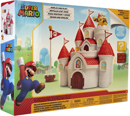 Juguete Super Mario Castillo De Princesa Peach + Mini Bowser