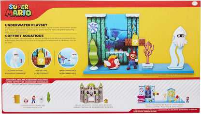 Set Super Mario Juego Submarino Escenario con Figura