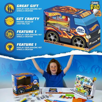 Set De Manualidades Con Bumper Camion Hot Wheels
