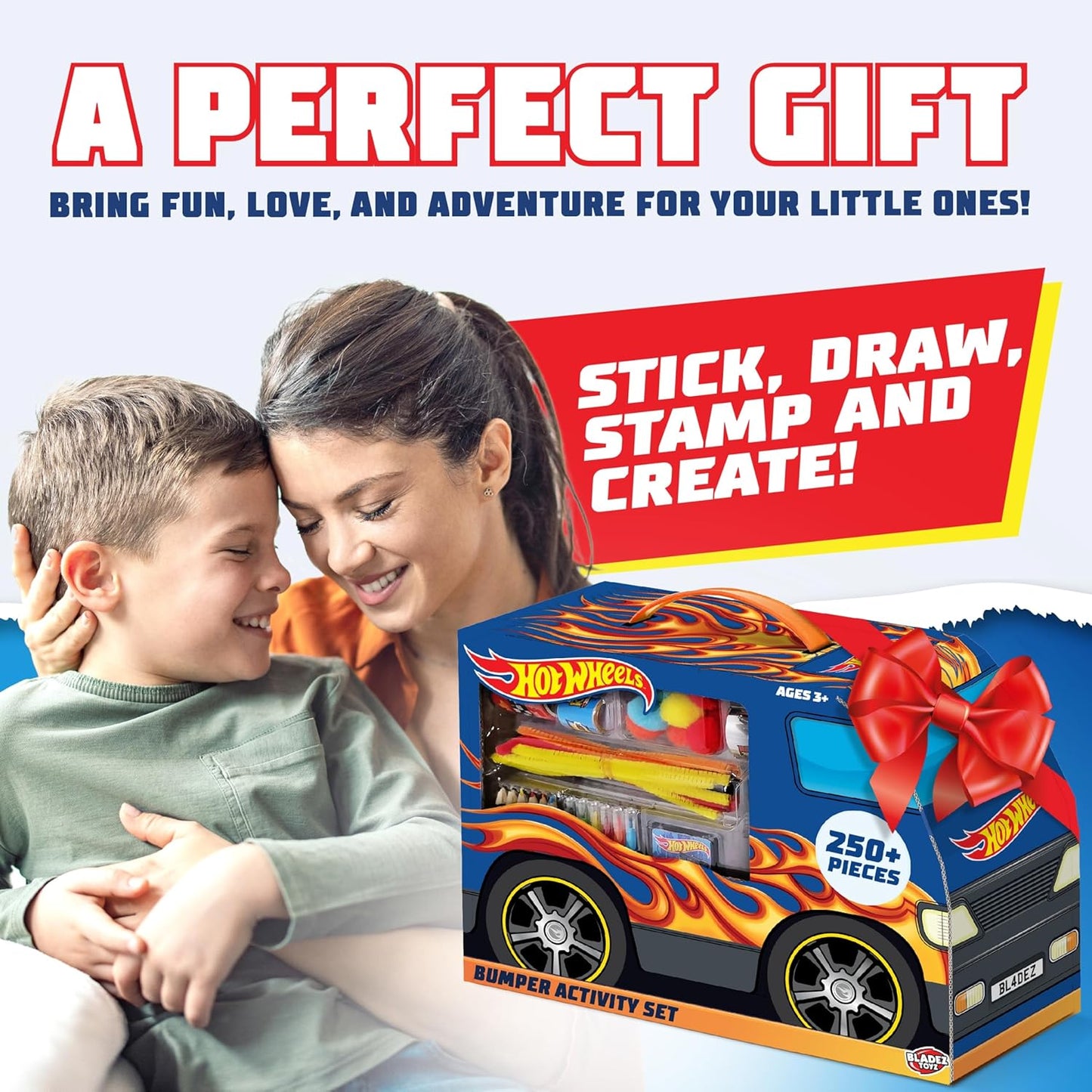 Set De Manualidades Con Bumper Camion Hot Wheels