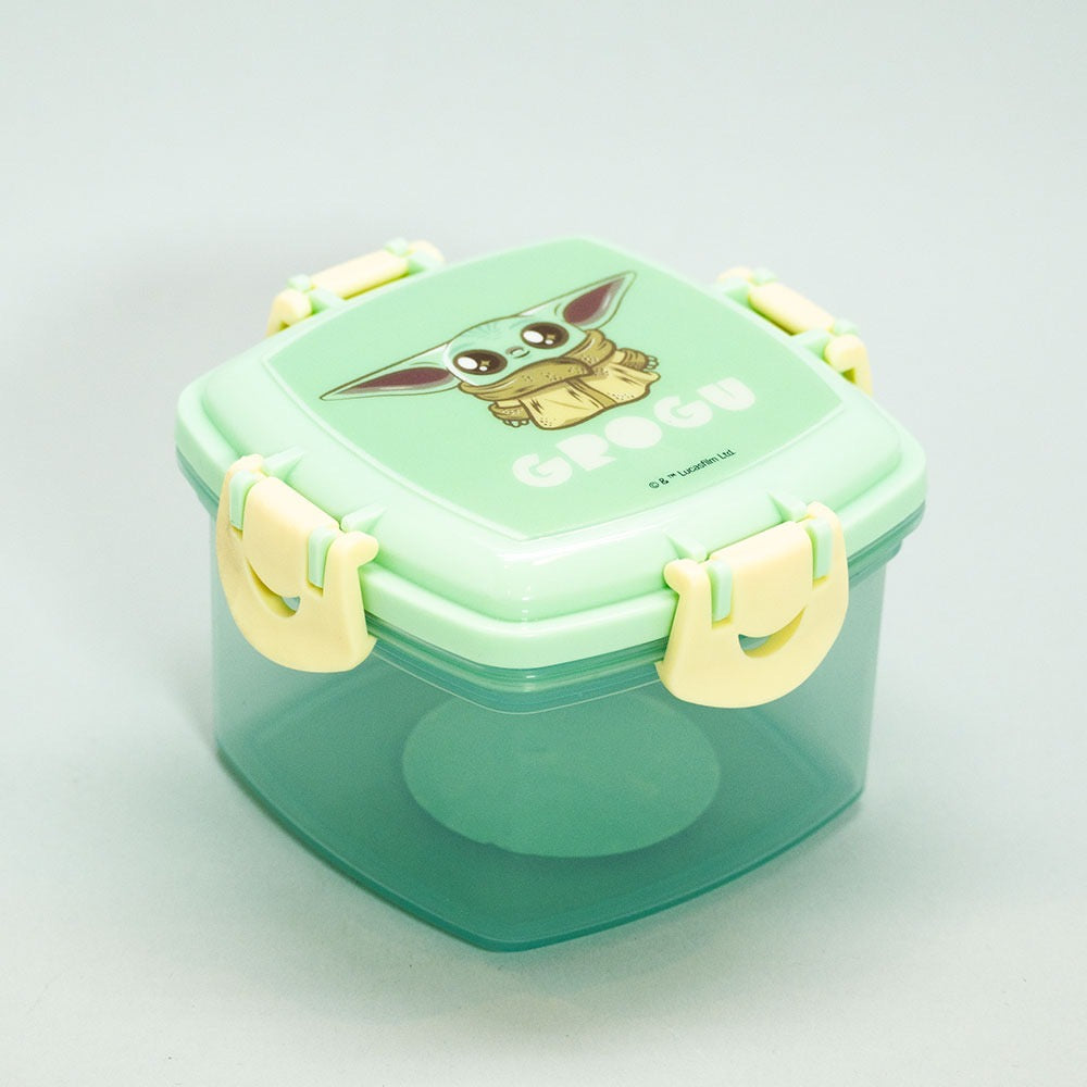 x Mayor Porta Snack Cuadrado 360ml Grogu Star Wars Yoda