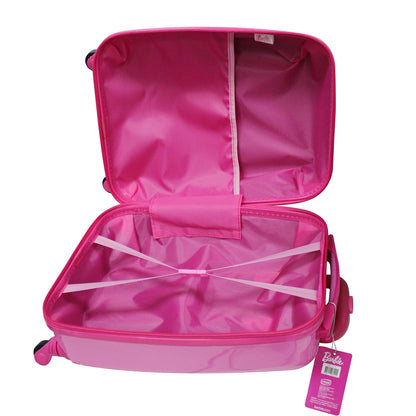 Maleta Infantil 4 Ruedas Barbie 16"