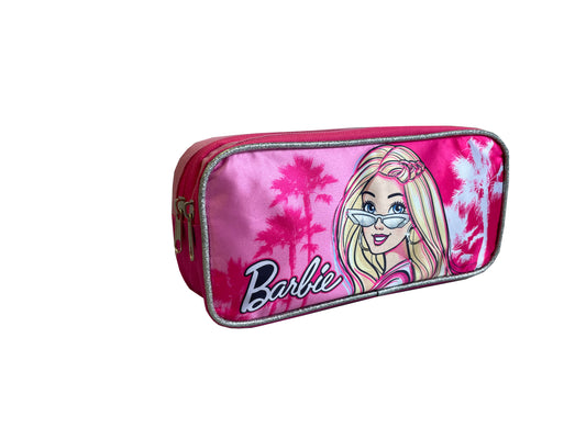 Estuche Satin Doble Cierre Barbie Palmeras
