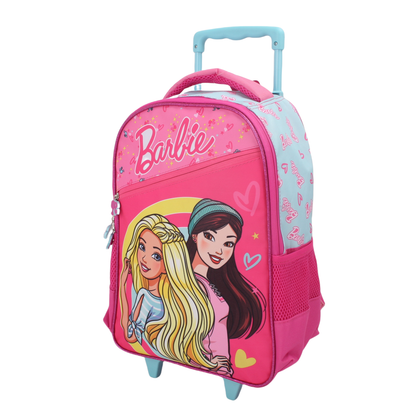 Set Promo con Ruedas Mochila + Lonchera + Estuche Barbie
