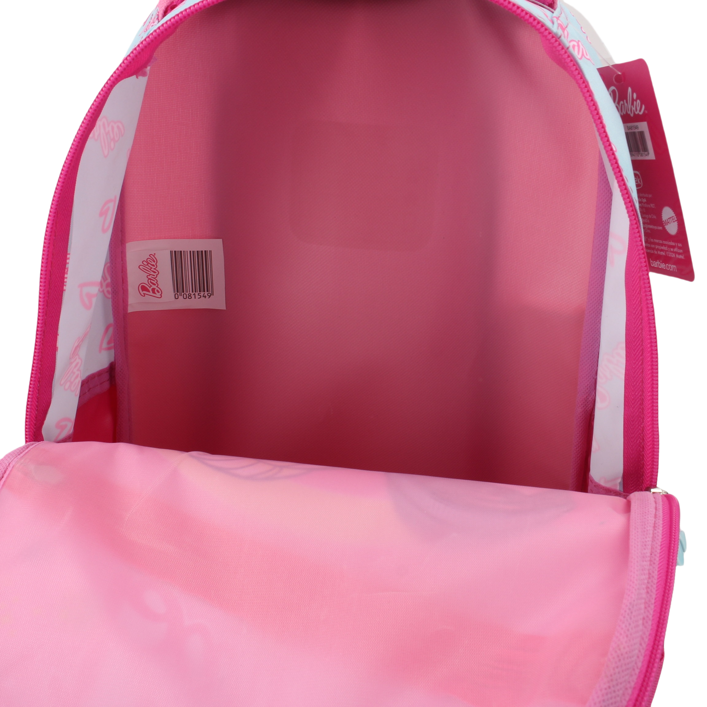 Set Promo con Ruedas Mochila + Lonchera + Estuche Barbie