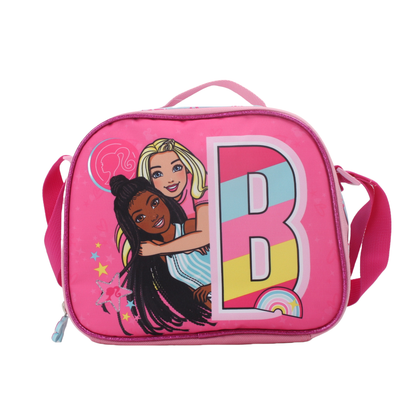 Set Promo con Ruedas Mochila + Lonchera + Estuche Barbie