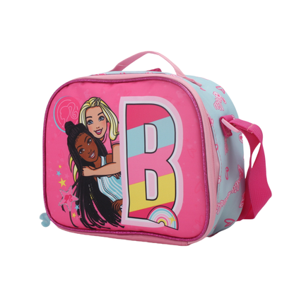 Set Promo con Ruedas Mochila + Lonchera + Estuche Barbie