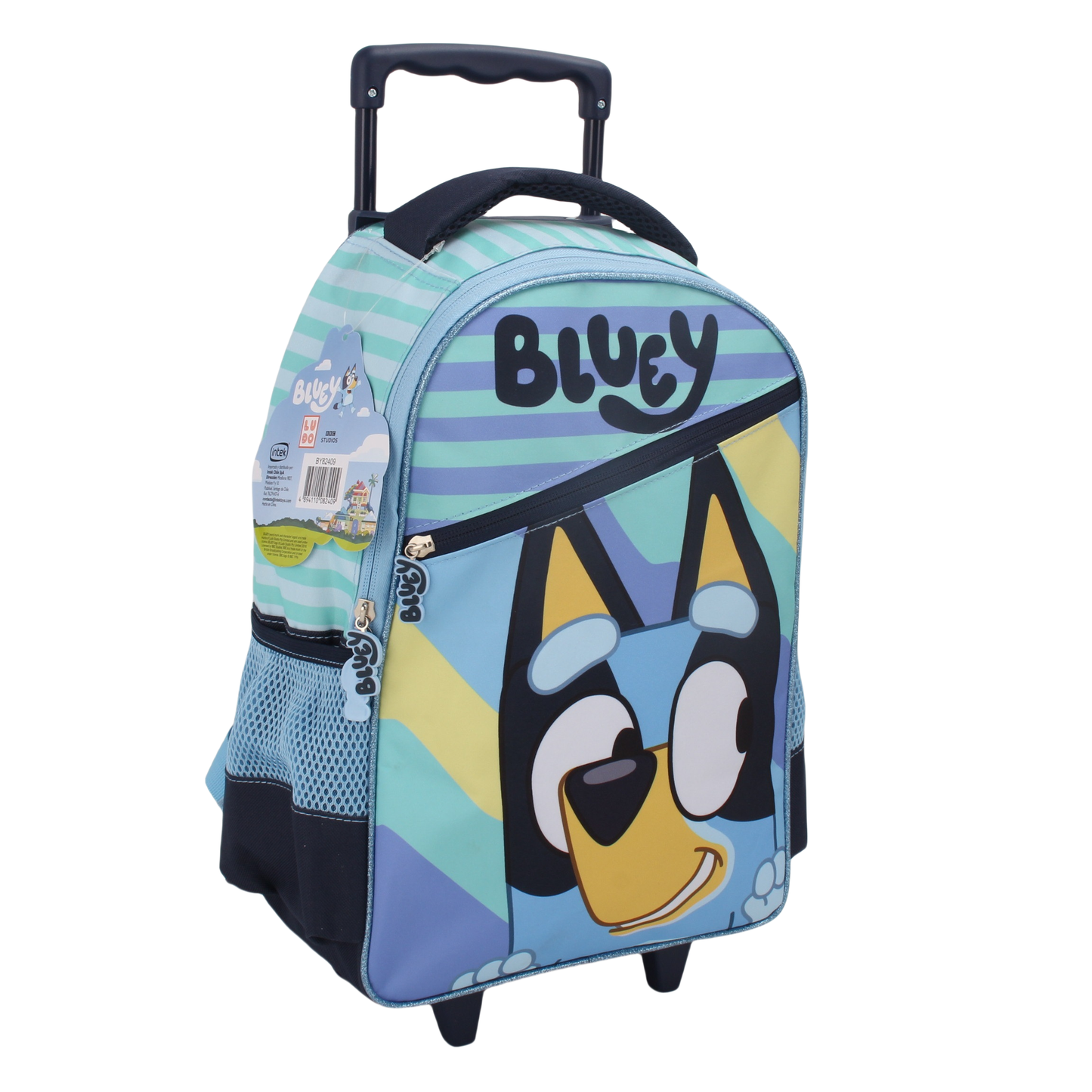 Set Promo con Ruedas Mochila + Lonchera + Estuche Bluey
