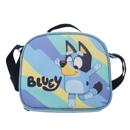Set Promo con Ruedas Mochila + Lonchera + Estuche Bluey