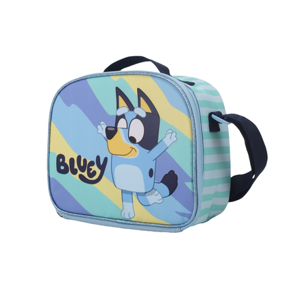 Set Promo con Ruedas Mochila + Lonchera + Estuche Bluey