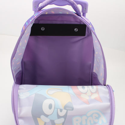 Mochila Infantil con Ruedas 15" Bluey