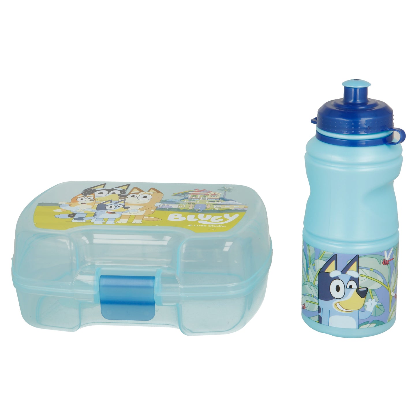 Set 2pcs Portasandwich +Botella Bluey