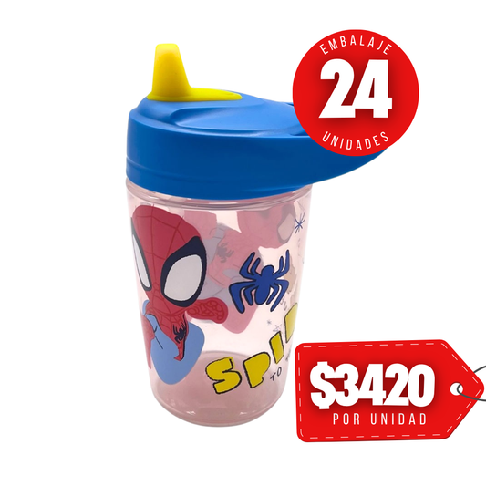 x Mayor Botella 550ml Spiderman