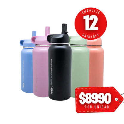 x Mayor Botella Insulada 1 Litro Keep