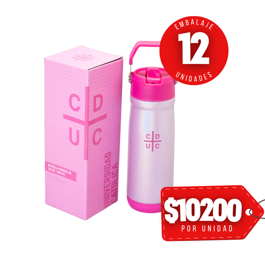 x Mayor Botella Mango 650ml Pink U Catolica