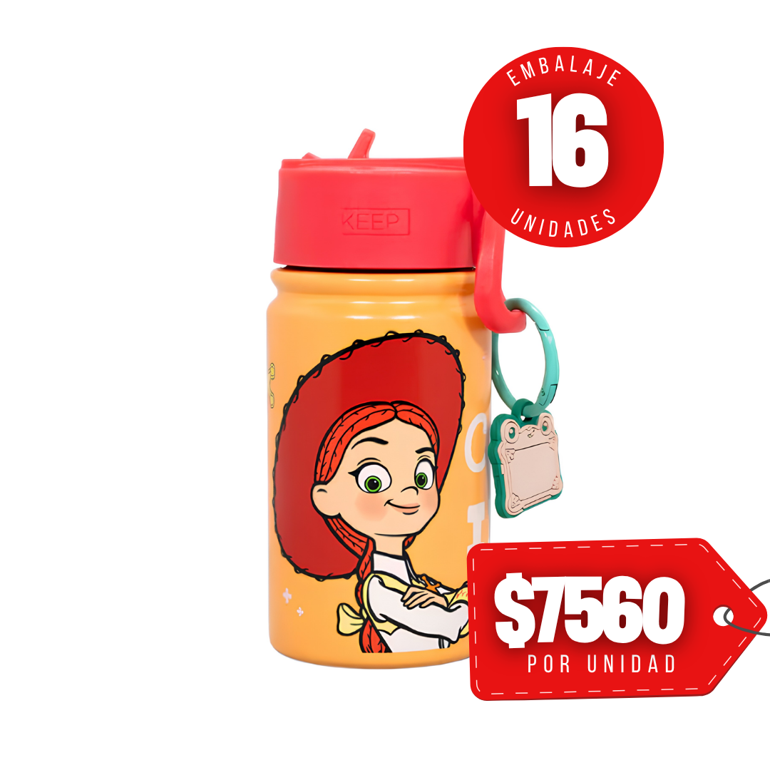 x Mayor Botella Toy Story Lid Vaccum 350ml Jessie